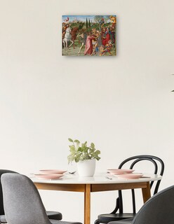 Foto 2 | Cuadro Decorativo - Cristo Cargando La Cruz- Benvenuto Di Giovanni - Religión - 69x92 - Impresión En Lienzo - Fine Ar
