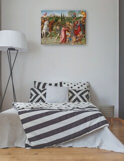 Foto 3 | Cuadro Decorativo - Cristo Cargando La Cruz- Benvenuto Di Giovanni - Religión - 69x92 - Impresión En Lienzo - Fine Ar