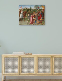Foto 4 | Cuadro Decorativo - Cristo Cargando La Cruz- Benvenuto Di Giovanni - Religión - 69x92 - Impresión En Lienzo - Fine Ar