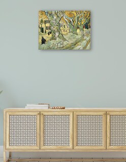 Foto 4 | Cuadro Decorativo - Los Reparadores De Carreteras- Vincent Van Gogh - Paisaje - 107x143 - Impresión En Lienzo - Fine