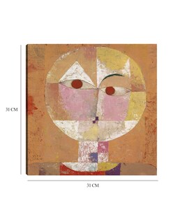 Foto 6 | Cuadro Decorativo - Senecio (pronto Envejecerá) (1922)- Paul Klee - Abstracto - 31x31 - Impresión En Lienzo - Fine Ar