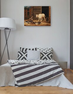 Foto 3 | Cuadro Decorativo - La Sorpresa (1880)- Ferdinand Von Wright - Religión - 69x92 - Impresión En Lienzo - Fine Art Tj