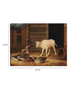 Foto 6 | Cuadro Decorativo - La Sorpresa (1880)- Ferdinand Von Wright - Religión - 69x92 - Impresión En Lienzo - Fine Art Tj