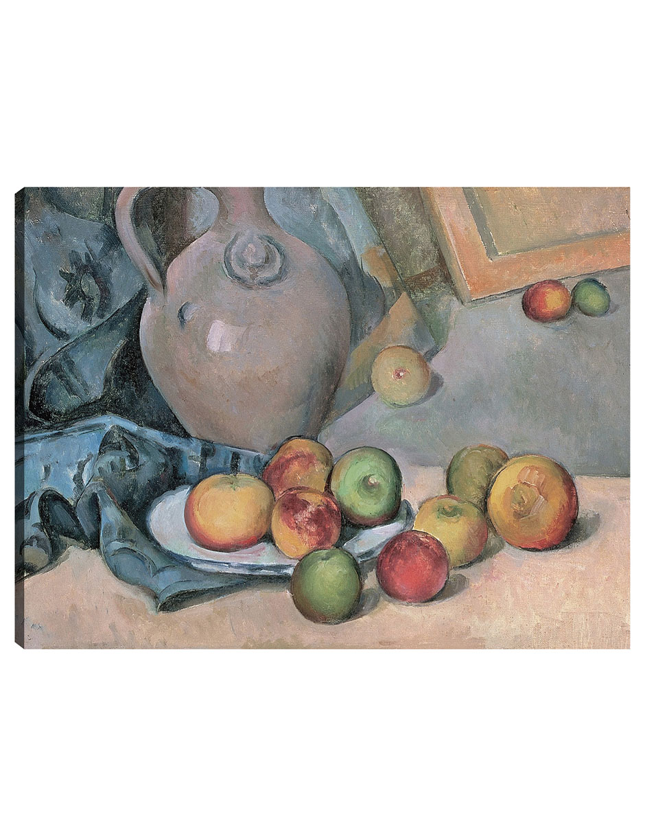 Cuadro Decorativo - Jarra De Gres (1893-1894)- Paul Cézanne - Religión - 46x61 - Impresión En Lienzo - Fine Art Tj