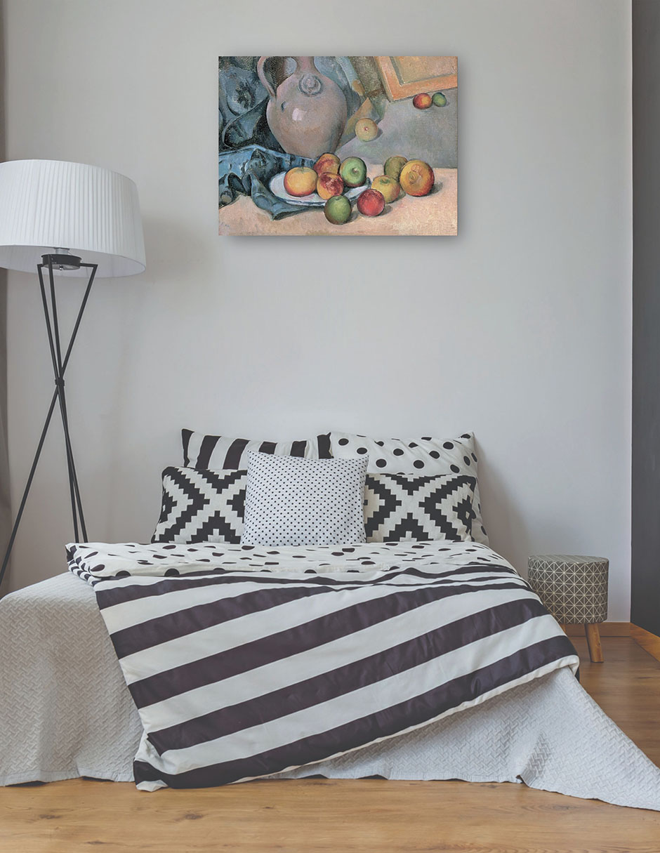 Foto 4 pulgar | Cuadro Decorativo - Jarra De Gres (1893-1894)- Paul Cézanne - Religión - 46x61 - Impresión En Lienzo - Fine Art Tj