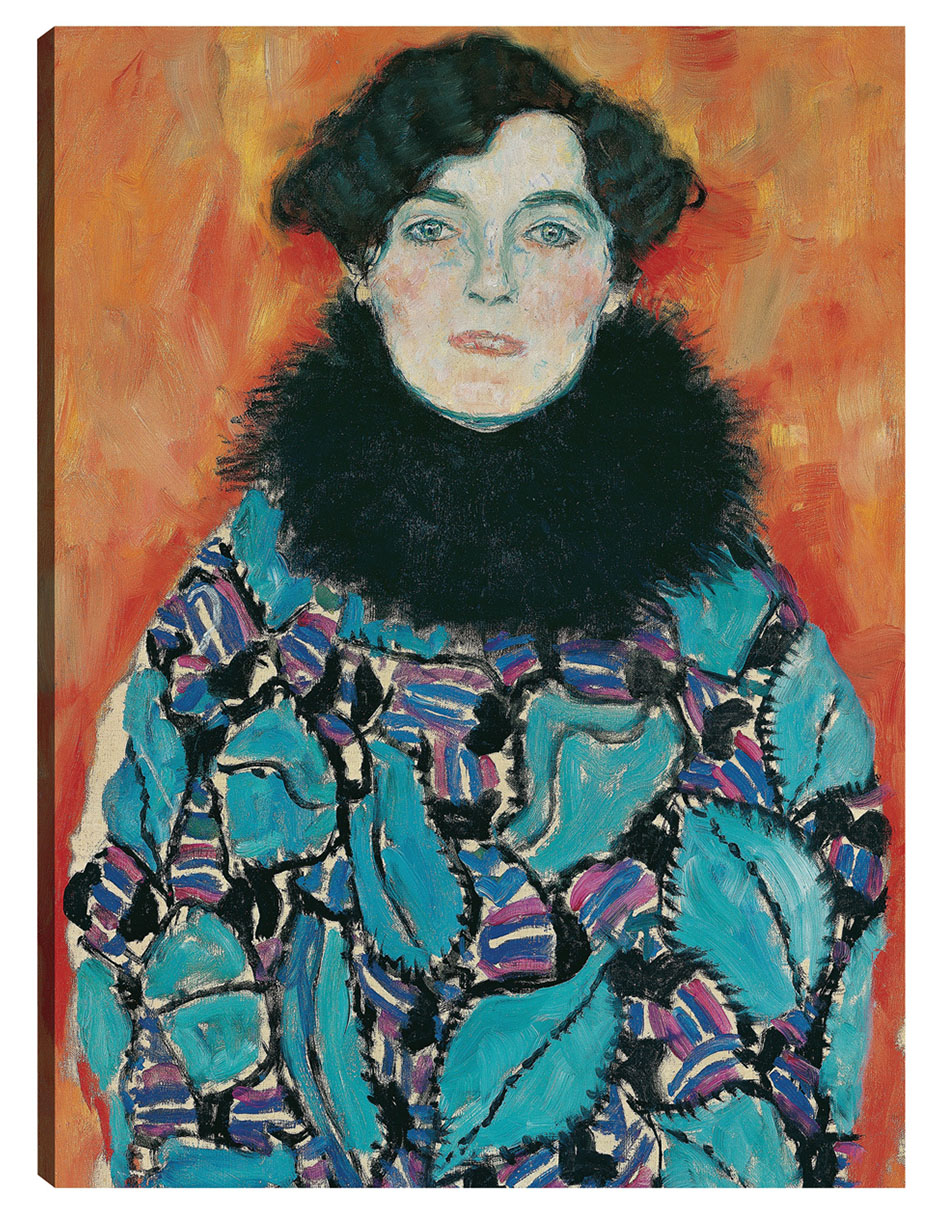 Cuadro Decorativo - Johanna Staude (1917)- Gustav Klimt - Fotografía - 46x61 - Impresión En Lienzo - Fine Art Tj