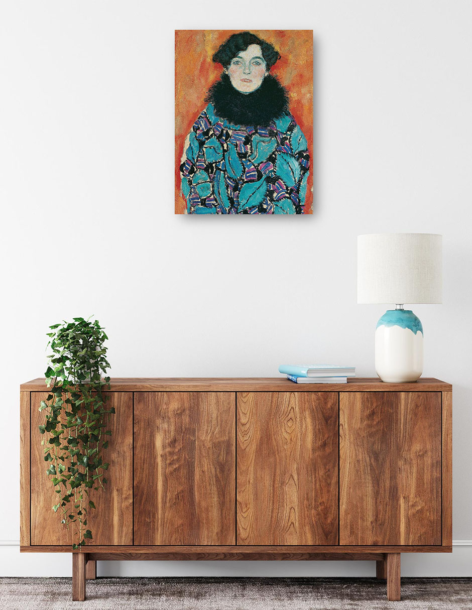 Foto 2 | Cuadro Decorativo - Johanna Staude (1917)- Gustav Klimt - Fotografía - 46x61 - Impresión En Lienzo - Fine Art Tj