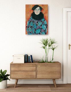 Foto 3 | Cuadro Decorativo - Johanna Staude (1917)- Gustav Klimt - Fotografía - 46x61 - Impresión En Lienzo - Fine Art Tj