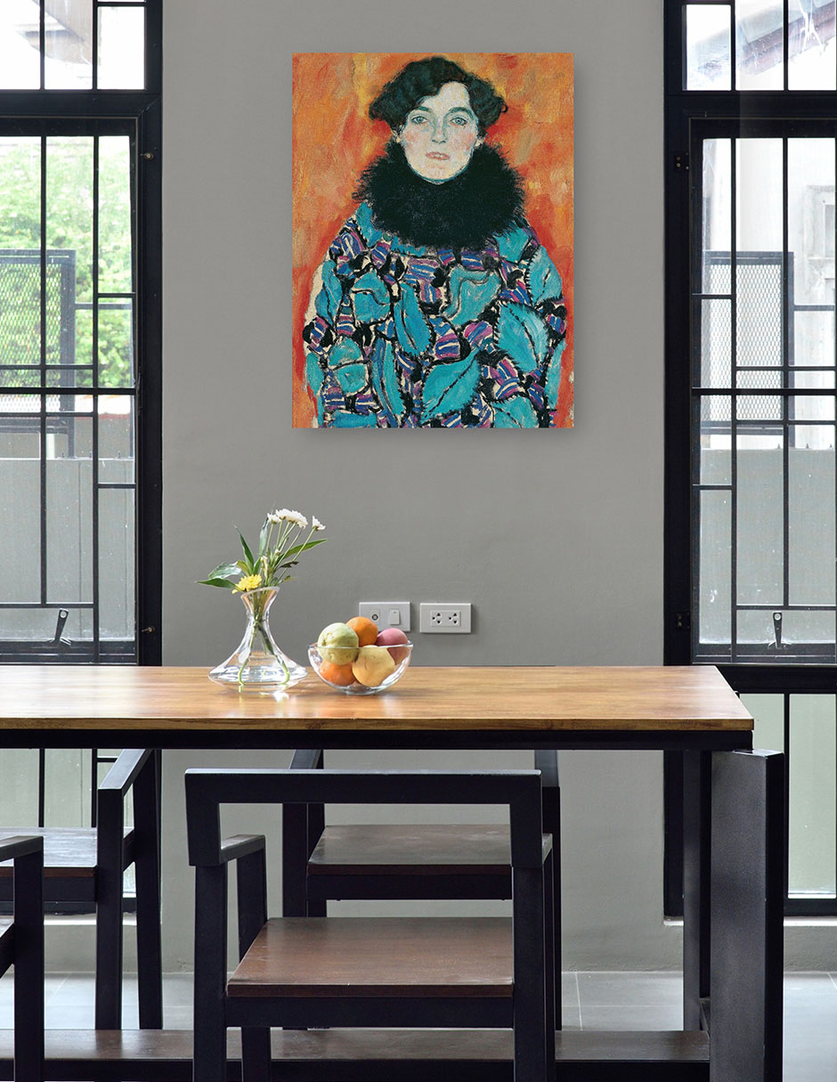 Foto 5 pulgar | Cuadro Decorativo - Johanna Staude (1917)- Gustav Klimt - Fotografía - 46x61 - Impresión En Lienzo - Fine Art Tj