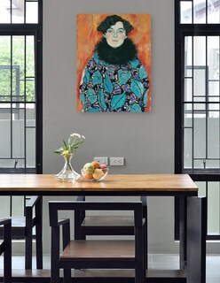 Foto 4 | Cuadro Decorativo - Johanna Staude (1917)- Gustav Klimt - Fotografía - 46x61 - Impresión En Lienzo - Fine Art Tj