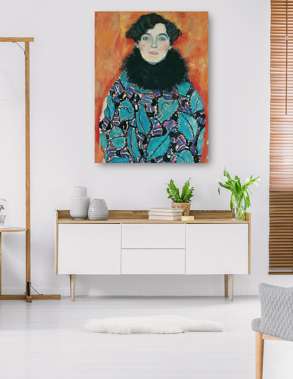 Foto 6 pulgar | Cuadro Decorativo - Johanna Staude (1917)- Gustav Klimt - Fotografía - 46x61 - Impresión En Lienzo - Fine Art Tj