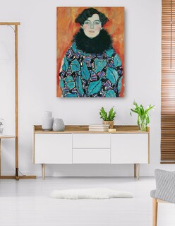 Foto 5 | Cuadro Decorativo - Johanna Staude (1917)- Gustav Klimt - Fotografía - 46x61 - Impresión En Lienzo - Fine Art Tj