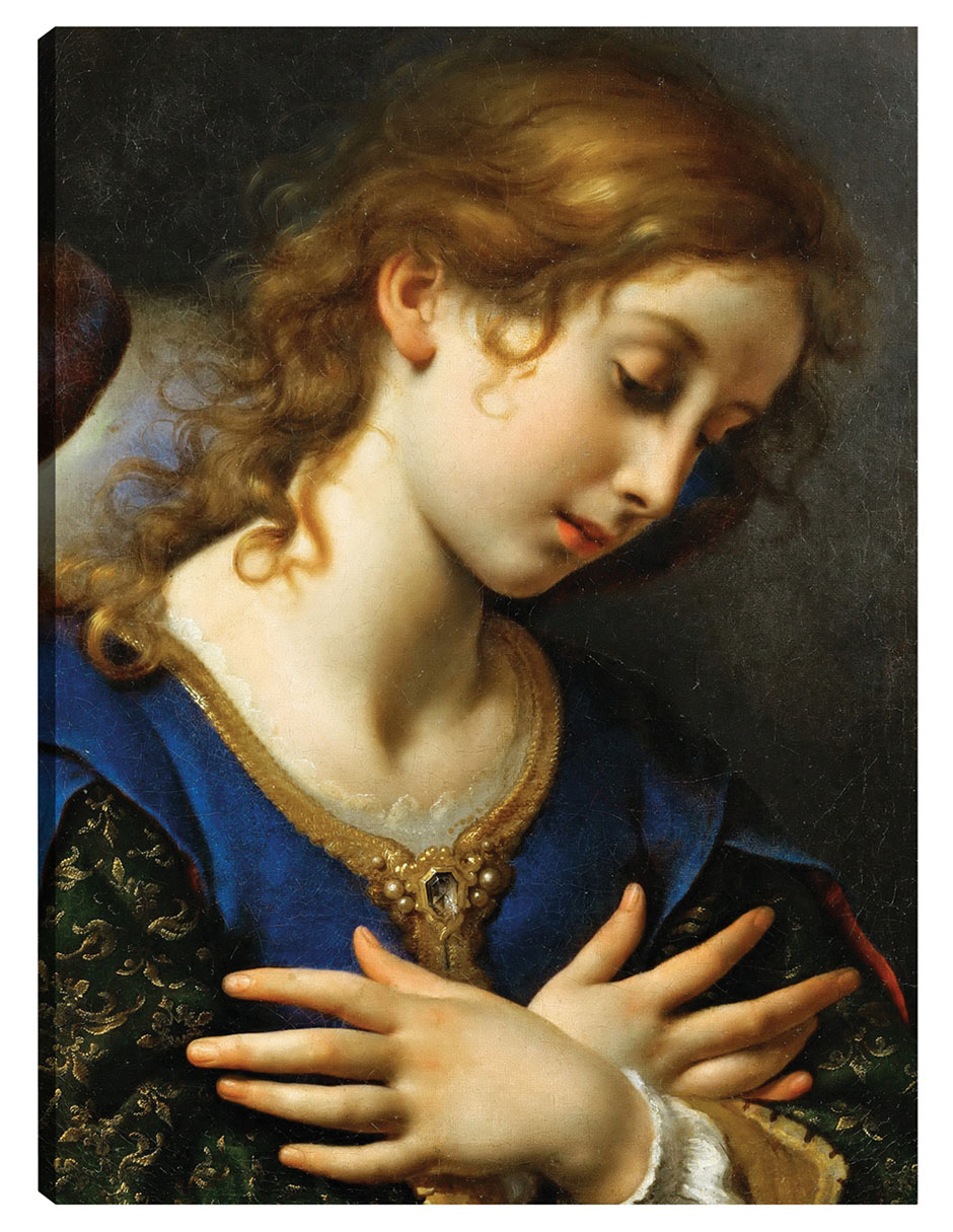 Foto 2 pulgar | Cuadro Decorativo - El Ángel De La Anunciación (c.1653)- Carlo Dolci - Religión - 28x36 - Impresión En Lienzo - F