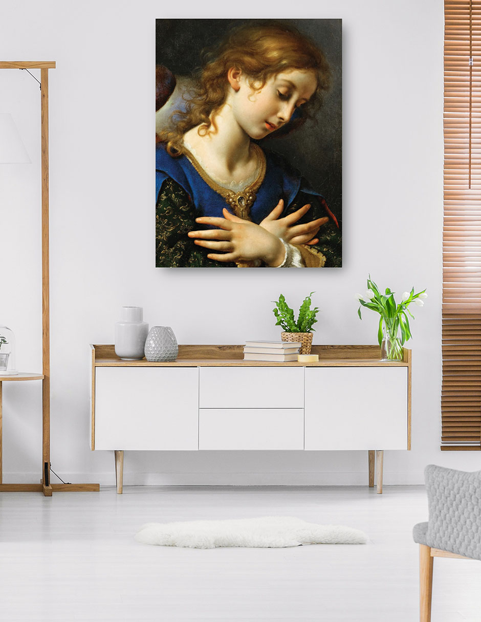 Foto 6 pulgar | Cuadro Decorativo - El Ángel De La Anunciación (c.1653)- Carlo Dolci - Religión - 28x36 - Impresión En Lienzo - F
