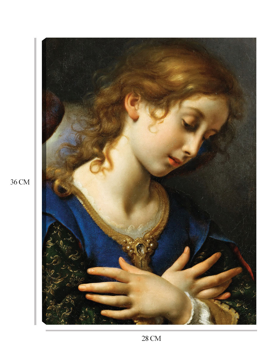 Foto 7 pulgar | Cuadro Decorativo - El Ángel De La Anunciación (c.1653)- Carlo Dolci - Religión - 28x36 - Impresión En Lienzo - F