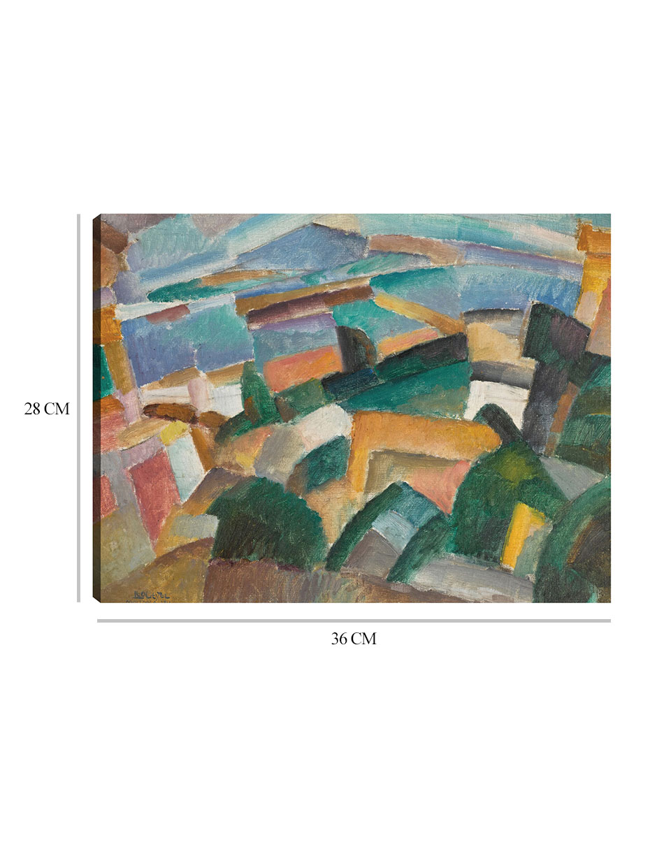Foto 7 pulgar | Cuadro Decorativo - Paisaje (1914)- Leo Gestel - Religión - 28x36 - Impresión En Lienzo - Fine Art Tj