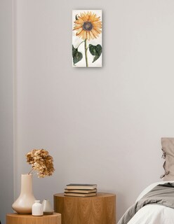 Foto 2 | Cuadro Decorativo - Girasol (1688-1698)- Johan Teyler - Floral - 46x89 - Impresión En Lienzo - Fine Art Tj