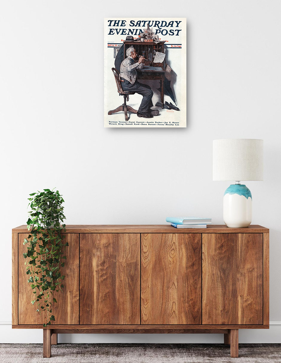 Foto 2 | Cuadro Decorativo - Canción De Primavera- Norman Rockwell - Fotografía - 46x61 - Impresión En Lienzo - Fine Art Tj