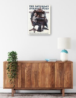 Foto 2 | Cuadro Decorativo - Canción De Primavera- Norman Rockwell - Fotografía - 46x61 - Impresión En Lienzo - Fine Art Tj
