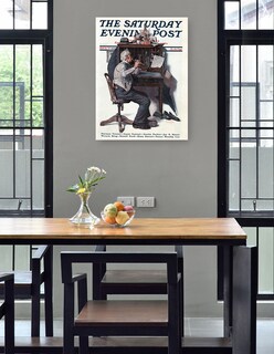 Foto 4 | Cuadro Decorativo - Canción De Primavera- Norman Rockwell - Fotografía - 46x61 - Impresión En Lienzo - Fine Art Tj