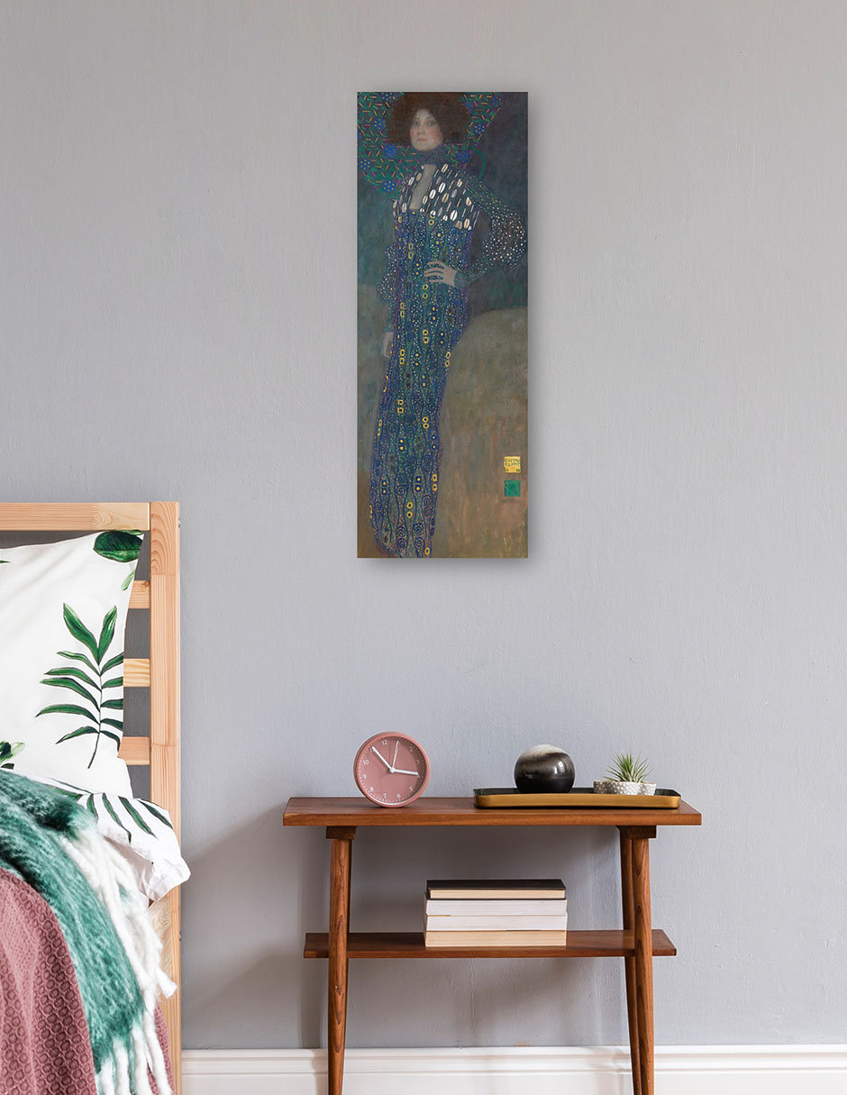 Foto 3 pulgar | Cuadro Decorativo - Imagen De Emilie Flöge (1902)- Gustav Klimt - Fotografía - 21x56 - Impresión En Lienzo - Fine Art