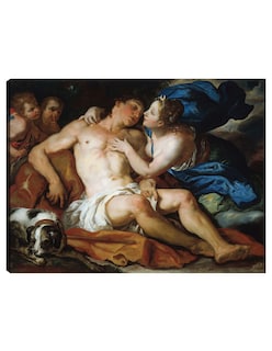 Foto 1 | Cuadro Decorativo - Diana Y Endimión (1690)- Johann Michael Rottmayr - Fotografía - 46x61 - Impresión En Lienzo