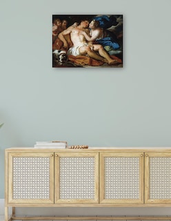 Foto 4 | Cuadro Decorativo - Diana Y Endimión (1690)- Johann Michael Rottmayr - Fotografía - 46x61 - Impresión En Lienzo