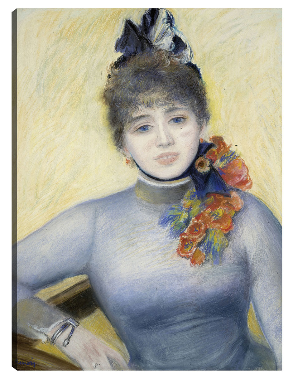 Cuadro Decorativo - Carolina Rémy (hacia 1885)- Pierre-auguste Renoir - Fotografía - 69x92 - Impresión En Lienz