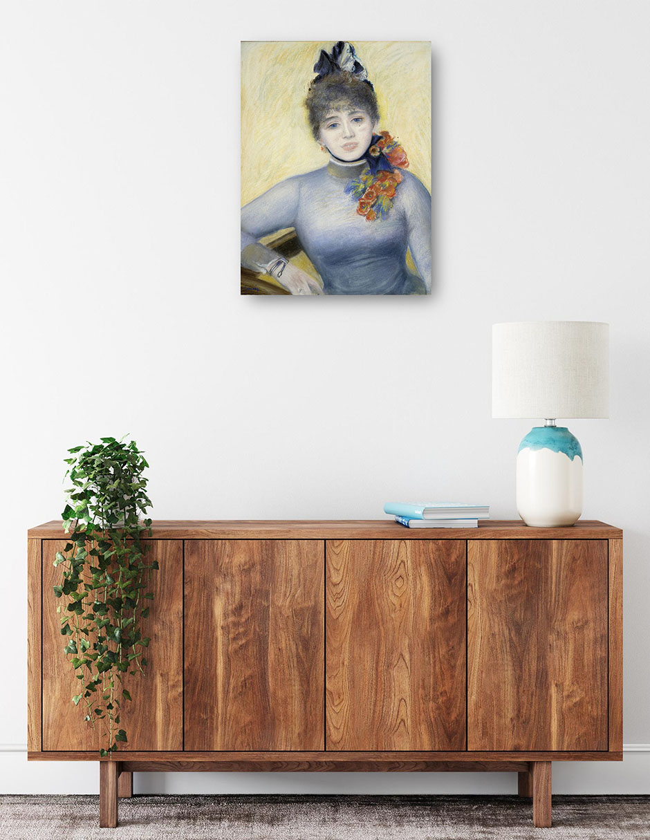 Foto 2 | Cuadro Decorativo - Carolina Rémy (hacia 1885)- Pierre-auguste Renoir - Fotografía - 69x92 - Impresión En Lienz
