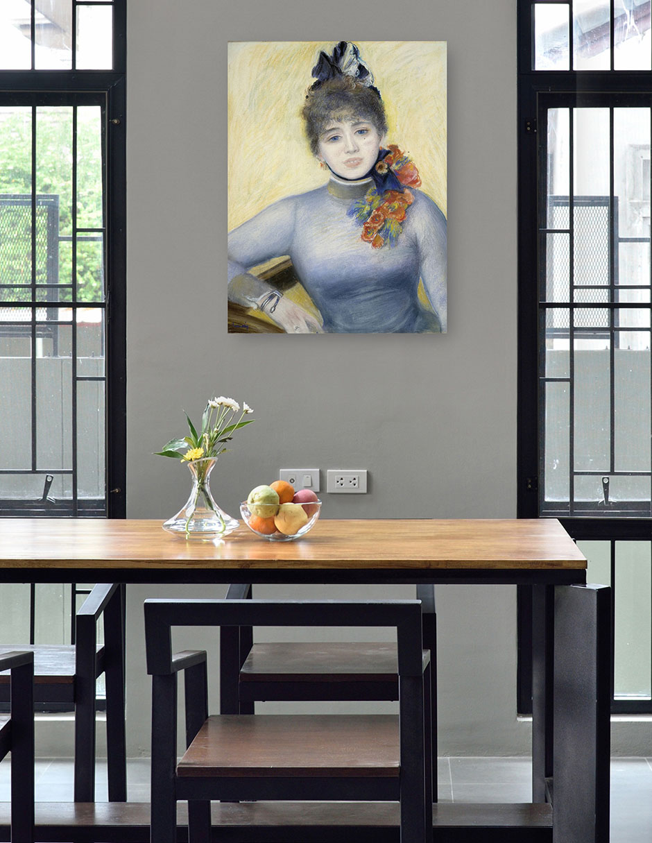 Foto 4 | Cuadro Decorativo - Carolina Rémy (hacia 1885)- Pierre-auguste Renoir - Fotografía - 69x92 - Impresión En Lienz