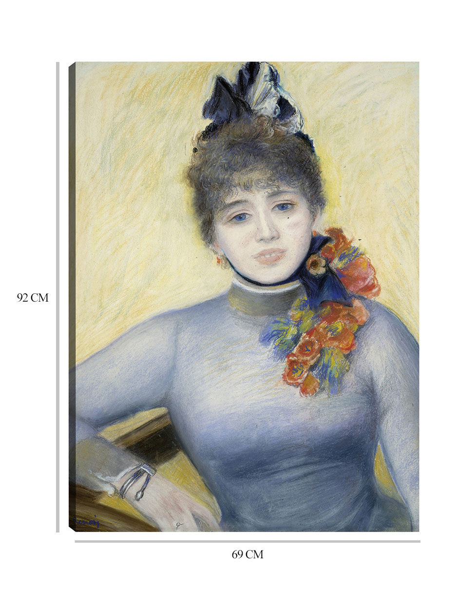 Foto 7 pulgar | Cuadro Decorativo - Carolina Rémy (hacia 1885)- Pierre-auguste Renoir - Fotografía - 69x92 - Impresión En Lienz
