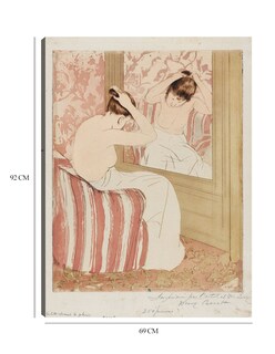 Foto 6 | Cuadro Decorativo - El Peinado (1890-1891)- Mary Cassatt - Fotografía - 69x92 - Impresión En Lienzo - Fine Art Tj