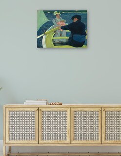 Foto 4 | Cuadro Decorativo - La Fiesta Del Canotaje- Mary Cassatt - Religión - 69x92 - Impresión En Lienzo - Fine Art Tj