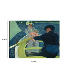 Foto 6 | Cuadro Decorativo - La Fiesta Del Canotaje- Mary Cassatt - Religión - 69x92 - Impresión En Lienzo - Fine Art Tj
