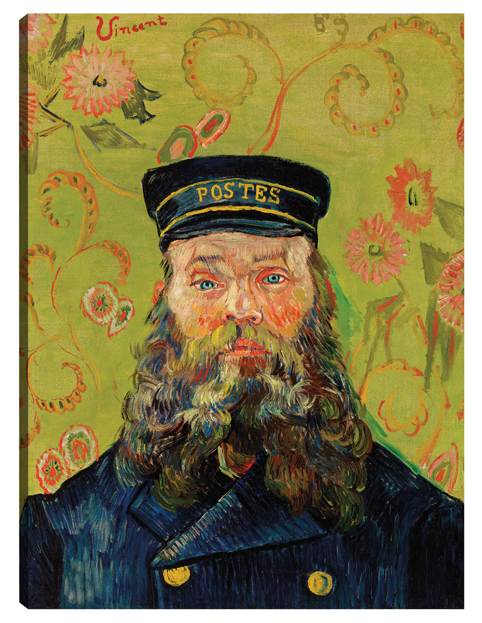 Cuadro Decorativo - El Cartero (joseph Roulin) (1888)- Vincent Van Gogh - Fotografía - 46x61 - Impresión En Li