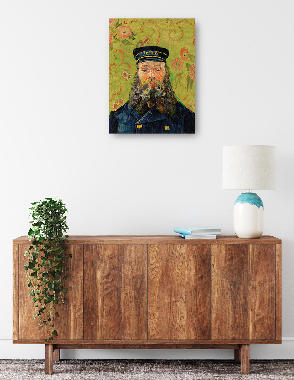 Foto 2 | Cuadro Decorativo - El Cartero (joseph Roulin) (1888)- Vincent Van Gogh - Fotografía - 46x61 - Impresión En Li