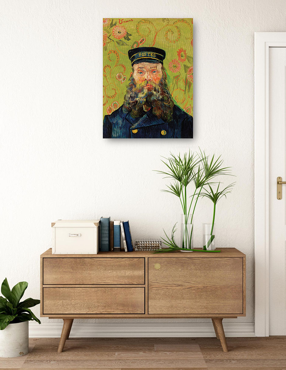Foto 4 pulgar | Cuadro Decorativo - El Cartero (joseph Roulin) (1888)- Vincent Van Gogh - Fotografía - 46x61 - Impresión En Li