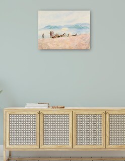 Foto 4 | Cuadro Decorativo - Sur La Plage- Henri Lebasque - Costa - 69x92 - Impresión En Lienzo - Fine Art Tj