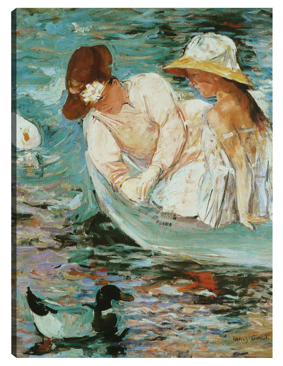 Cuadro Decorativo - Verano (1894)- Mary Cassatt - Fotografía - 46x61 - Impresión En Lienzo - Fine Art Tj
