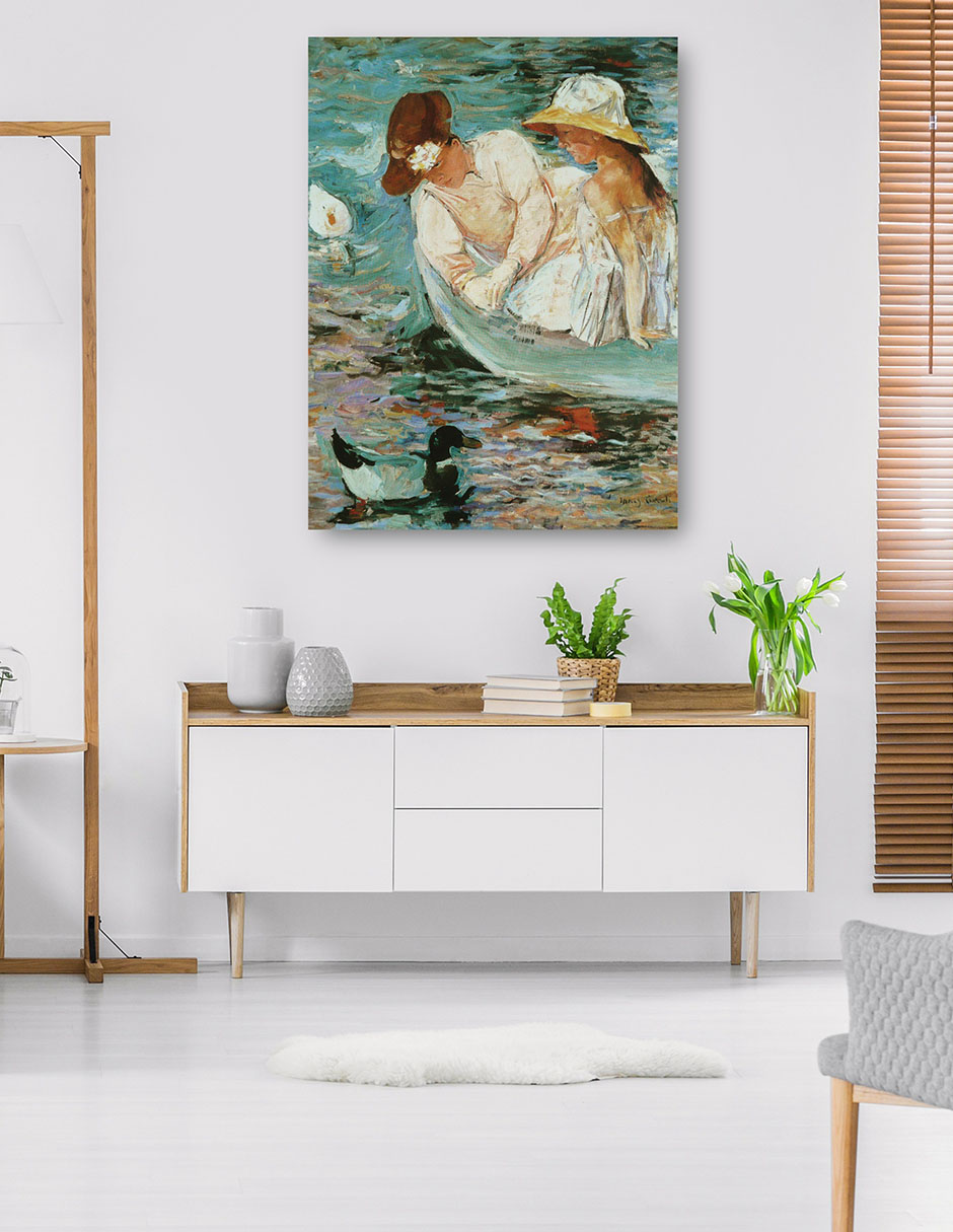Foto 6 pulgar | Cuadro Decorativo - Verano (1894)- Mary Cassatt - Fotografía - 46x61 - Impresión En Lienzo - Fine Art Tj