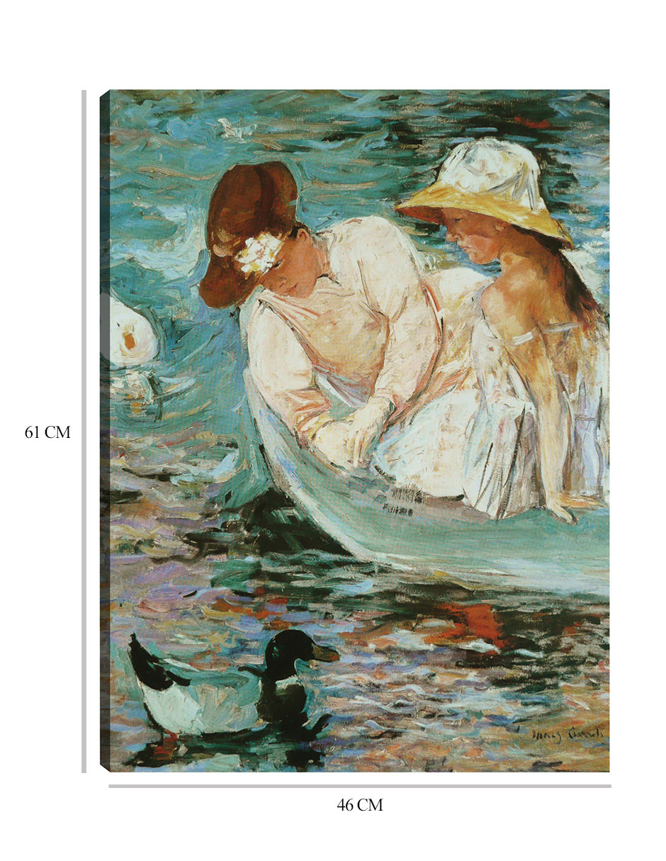 Foto 7 pulgar | Cuadro Decorativo - Verano (1894)- Mary Cassatt - Fotografía - 46x61 - Impresión En Lienzo - Fine Art Tj