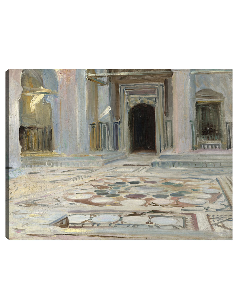 Cuadro Decorativo - Pavimento (el Cairo_1891)- John Singer Sargent - Ciudades - 46x61 - Impresión En Lienzo - Fine Art