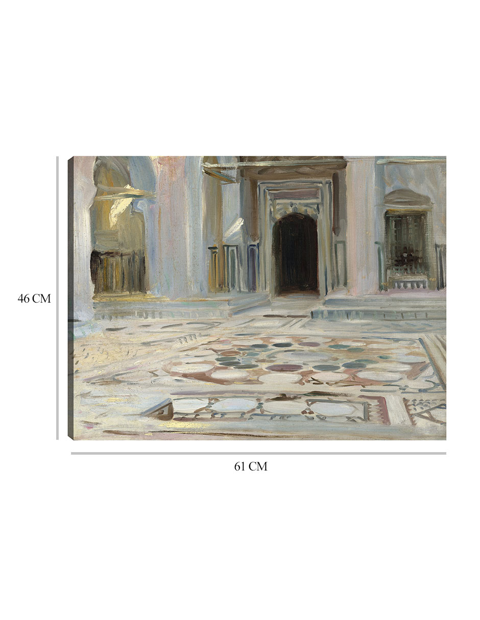 Foto 7 pulgar | Cuadro Decorativo - Pavimento (el Cairo_1891)- John Singer Sargent - Ciudades - 46x61 - Impresión En Lienzo - Fine Art