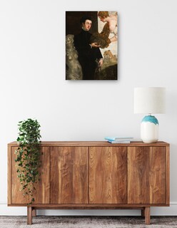 Foto 2 | Cuadro Decorativo - Retrato De Octavio Strada (1567)- Jacopo Tintoretto - Fotografía - 28x36 - Impresión En Li