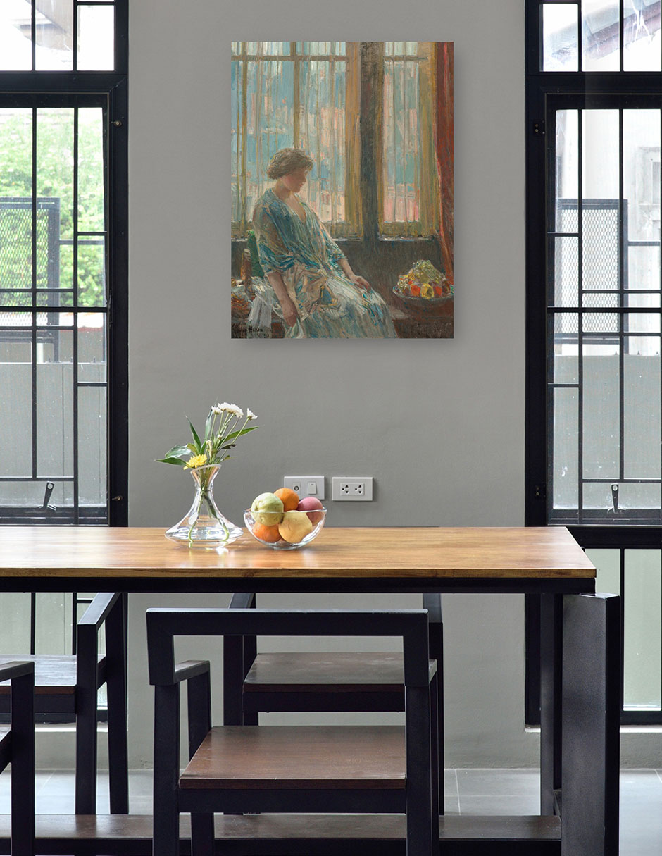 Foto 5 pulgar | Cuadro Decorativo - La Ventana De Nueva York- Childe Hassam - Fotografía - 77x102 - Impresión En Lienzo - Fine Art Tj