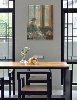 Foto 4 | Cuadro Decorativo - La Ventana De Nueva York- Childe Hassam - Fotografía - 77x102 - Impresión En Lienzo - Fine Art Tj