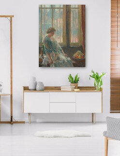 Foto 5 | Cuadro Decorativo - La Ventana De Nueva York- Childe Hassam - Fotografía - 77x102 - Impresión En Lienzo - Fine Art Tj