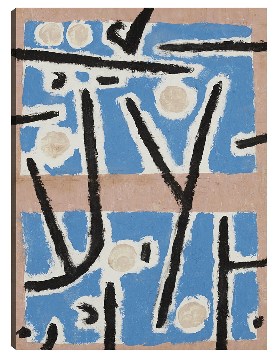 Cuadro Decorativo - Sin Título (ca. 1938)- Paul Klee - Abstracto - 28x36 - Impresión En Lienzo - Fine Art Tj