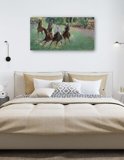 Foto 5 | Cuadro Decorativo - En Las Carreras (c. 1875)- Edouard Manet - Fotografía - 34x64 - Impresión En Lienzo - Fine Art Tj