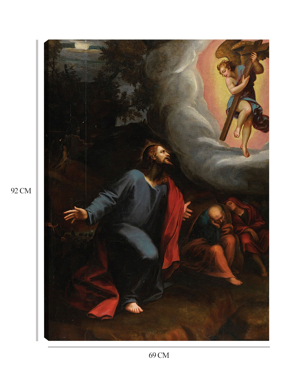 Foto 7 pulgar | Cuadro Decorativo - Cristo En El Huerto De Getsemaní- Juan Sariñena - Religión - 69x92 - Impresión En Lienzo - Fin